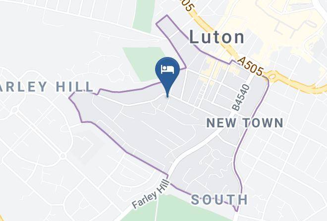 Luton - Huku Kwetu Corporate Housing Chiltern Rise Maps