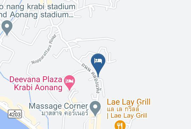 Mueang Krabi District - Hula Hula Resort And Spa Maps