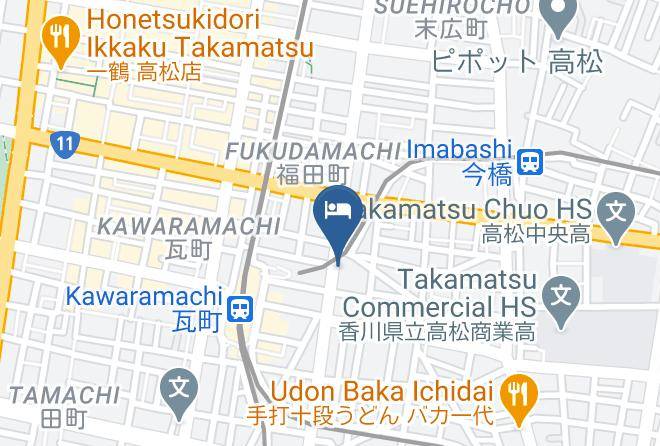 Takamatsu City - Hulaton Cabin Maps