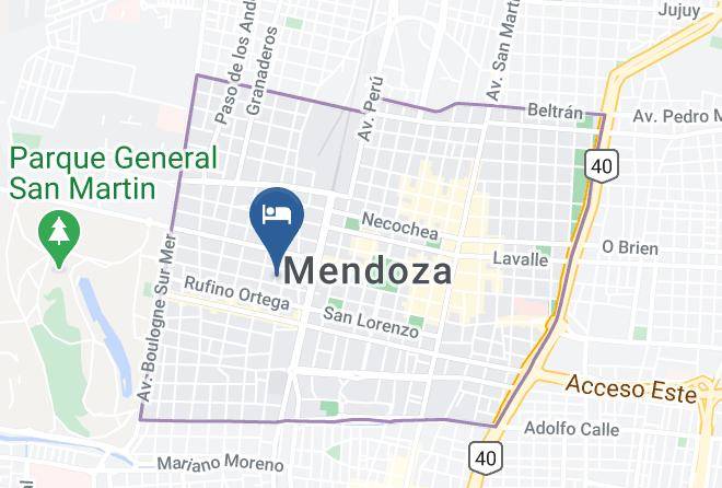 Mendoza - Huli B&b Maps