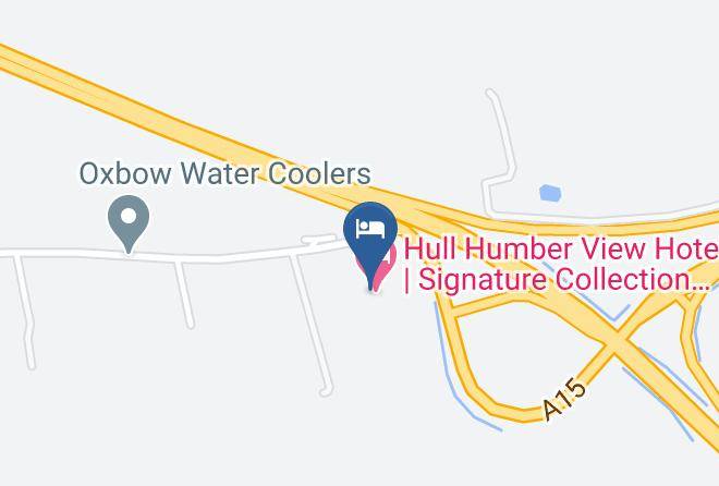 East Riding Of Yorkshire - Hull Humber View Hotel BW Signature Collection Maps