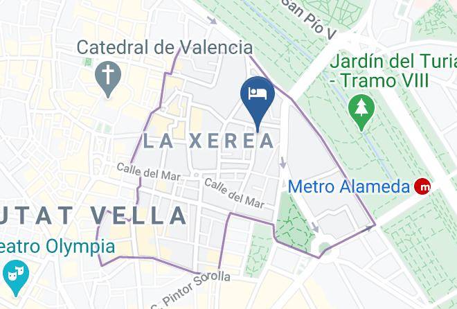 Valencia - Hulot B&b Valencia Maps