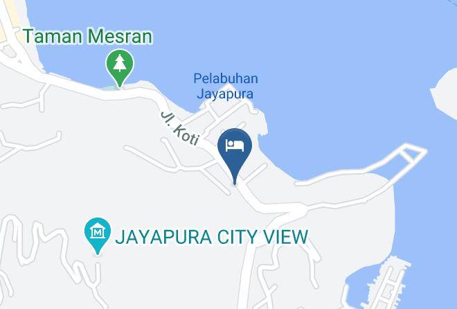 Kota Jayapura - Humbolt Bay Hotel Maps