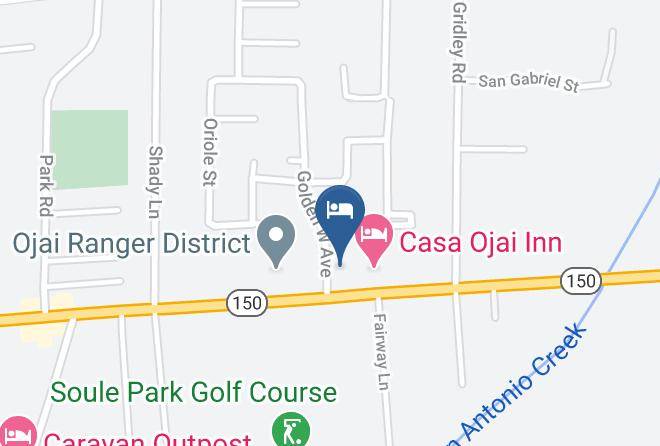 Ventura - Hummingbird Inn Maps