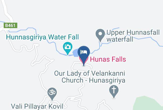Kandy - Hunas Falls Maps