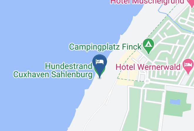 Cuxhaven - Hundestrand Cuxhaven Sahlenburg Maps