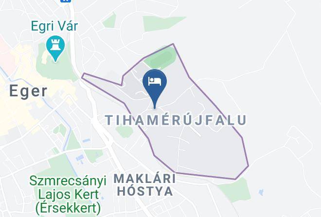 Eger - Hungaria Vendeghaz Maps