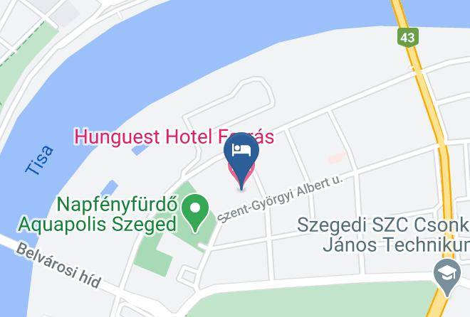Szeged - Hunguest Hotel Szeged Maps