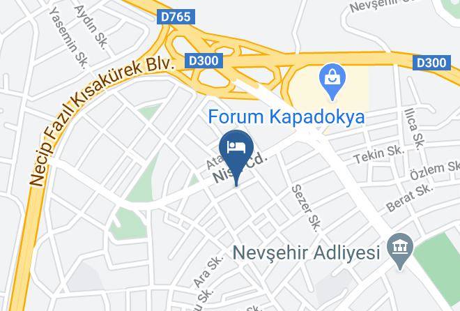 Nevsehir 20 Temmuz - Hunkar Pansiyon Maps