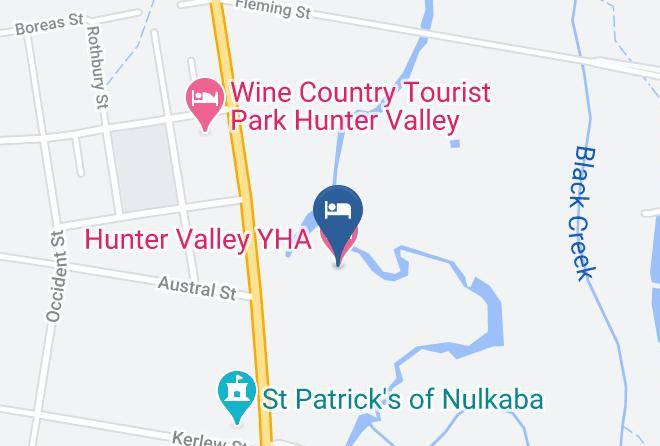 Cessnock - Hunter Valley Yha Maps