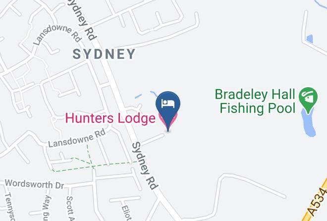 Cheshire East - Hunters Lodge Hotel Maps