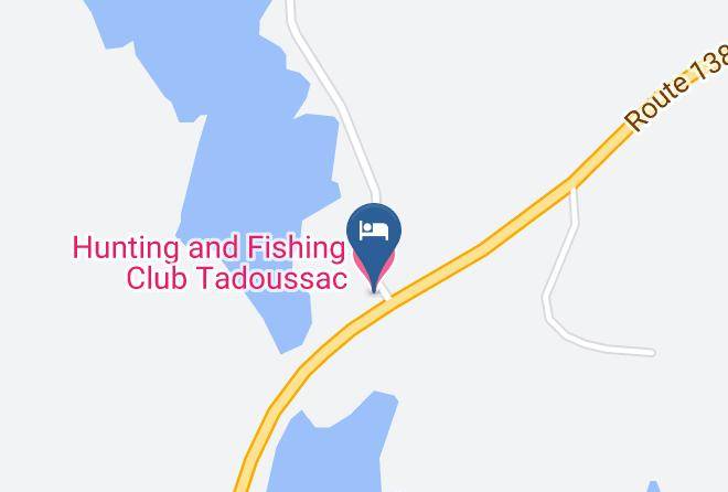 Hunting And Fishing Club Tadoussac Map
