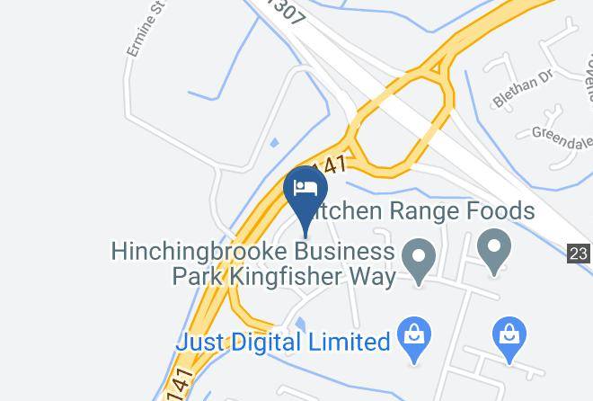 Cambridgeshire - Huntingdon Marriott Hotel Maps