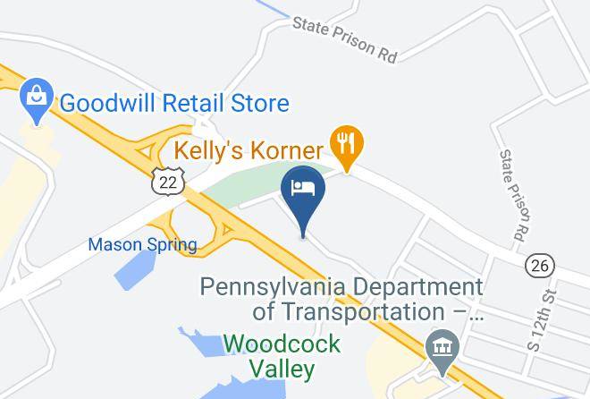 Huntingdon - Huntingdon Motor Inn Maps