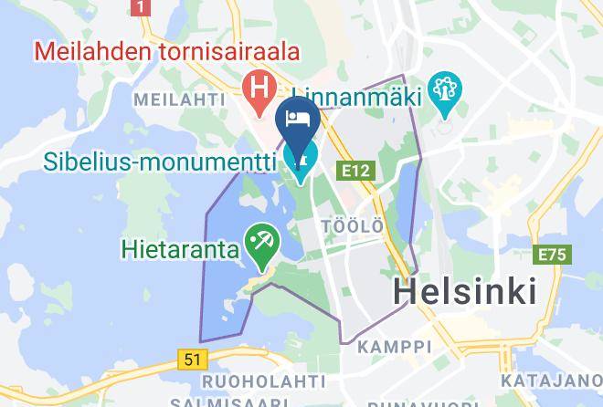Helsinki - Huoneistohotelli Eskolampi Maps