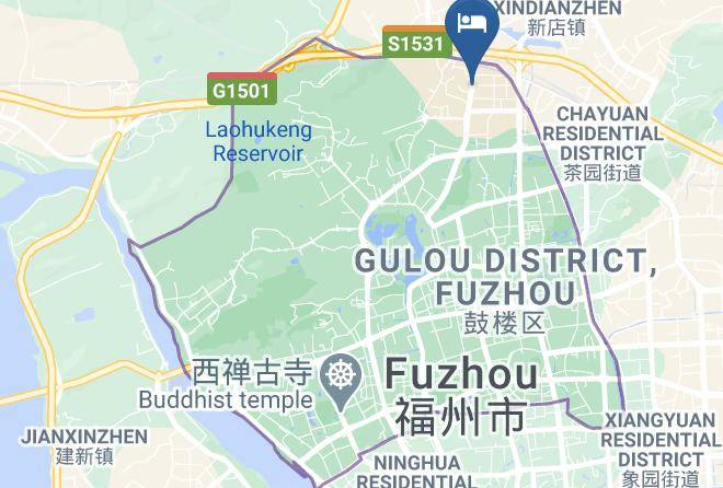 Fuzhou - Huqian Hotel Maps