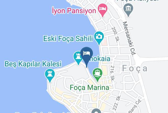 Foca - Huri&nuri Hotel Maps