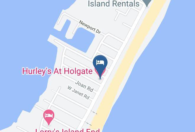 Hurley's At Holgate Motel Map