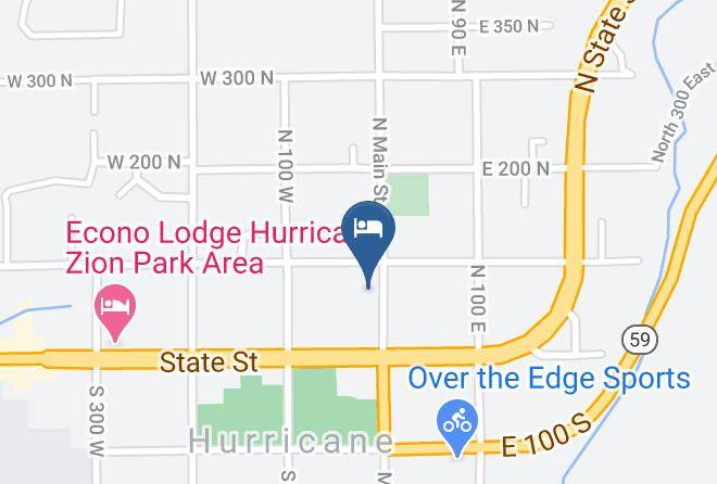 Washington - Hurricane Hideaway Lodging Maps