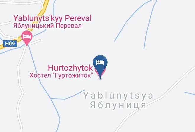 Yaremcha - Hurtozhytok Maps