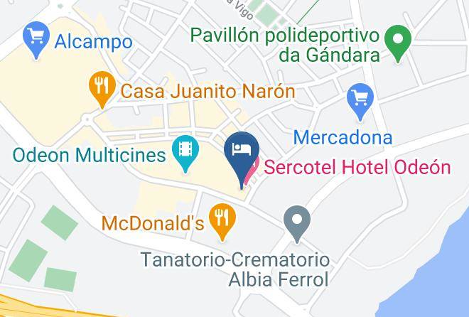 Husa Hotel Odeon Map