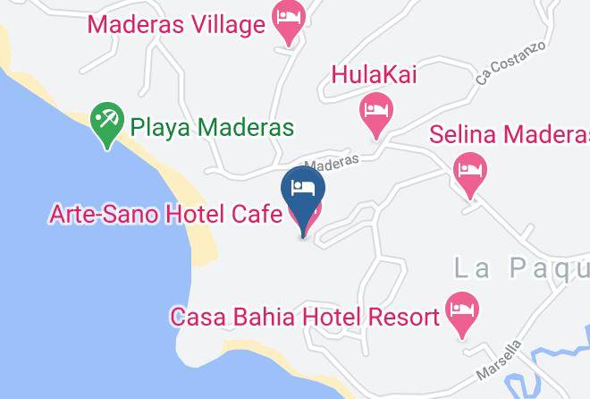 San Juan Del Sur - Hush Maderas Maps