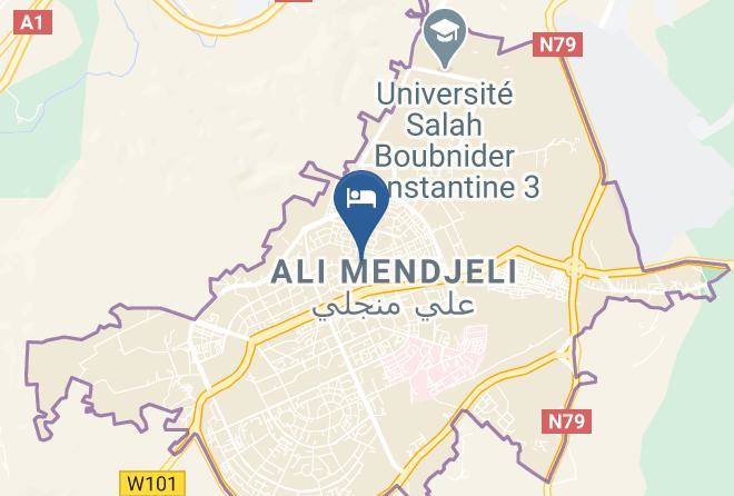 Constantine - Hotel Hocine Maps