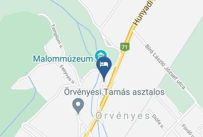 Orvenyes - Huszar Vendeglo Maps