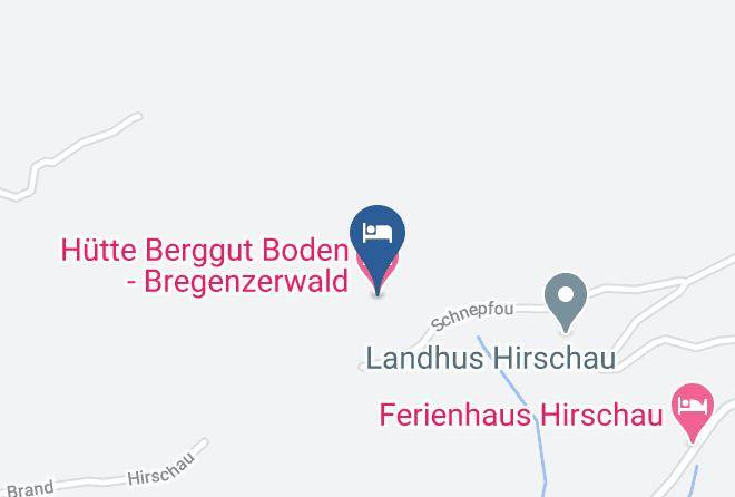 Hutte Berggut Boden Bregenzerwald Map