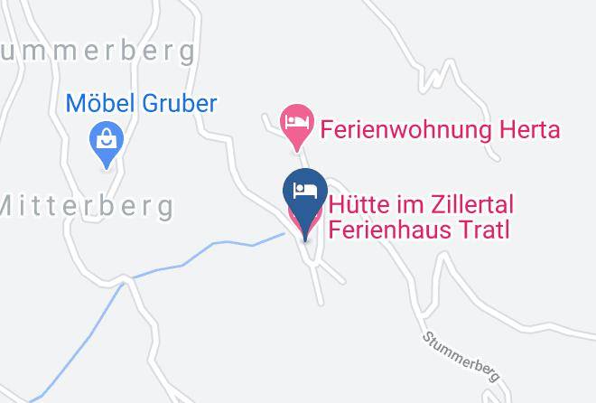 Schwaz - Hutte Im Zillertal Ferienhaus Tratl Maps