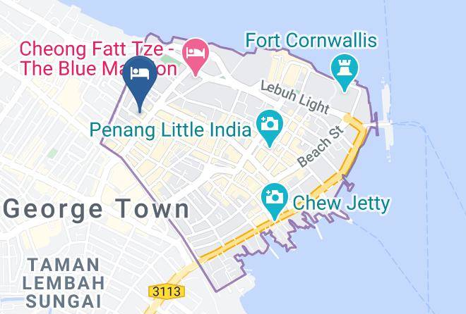 Georgetown - Hutton Suites Hotel By Phc Maps