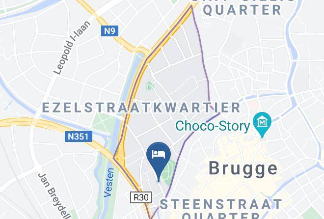 West Flanders - Huyze Weyne B&b Maps