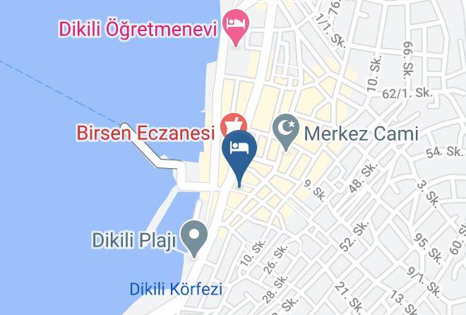 Dikili - Huzur Konuk Evi Maps