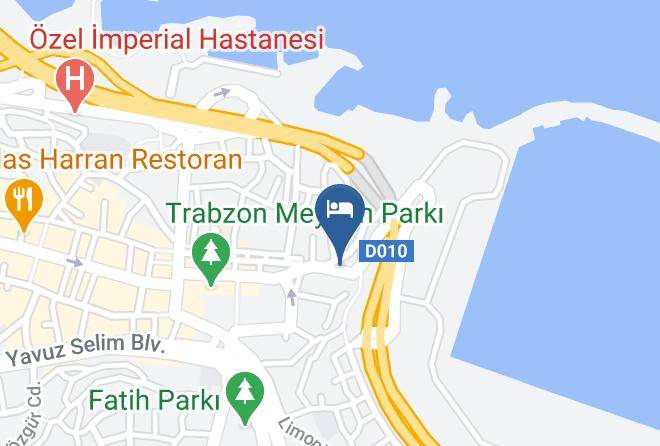 Ortahisar - Huzur Otel Maps