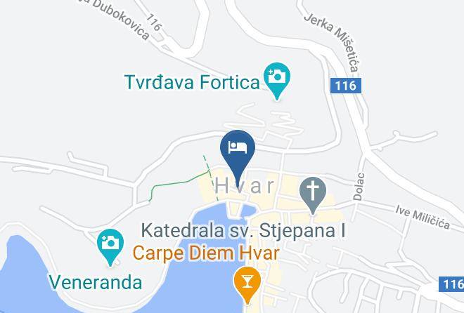 Hvar - Hvar Centre Dorms Maps