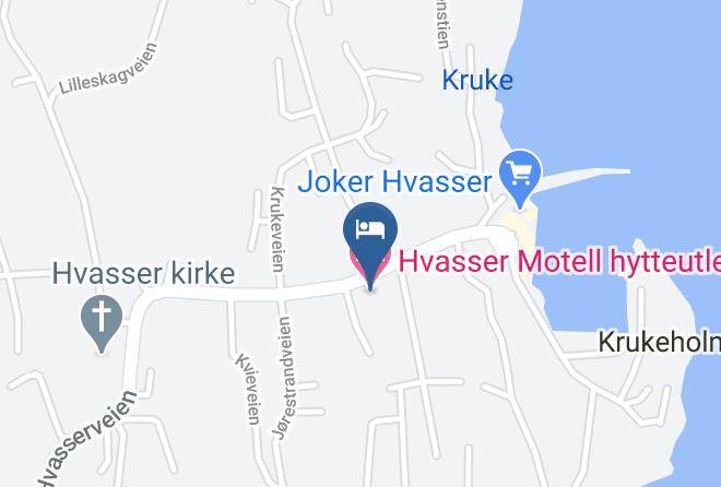 Faerder - Hvasser Motell Hytteutleie Maps