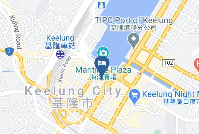 Hwa Shinn Hotel Mapa - Taiwan - Keelung City