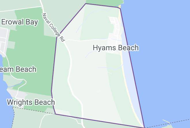 Shoalhaven - Hyams Beach Hampers Maps