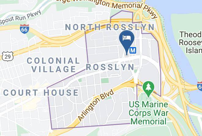 Arlington - Hyatt Centric Arlington Maps