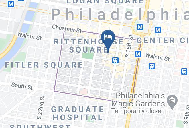 Hyatt Centric Center City Philadelphia Map