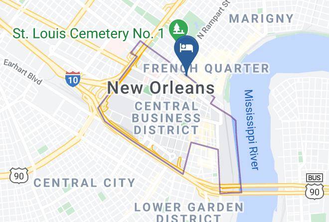 Orleans Par - Hyatt Centric French Quarter New Orleans Maps