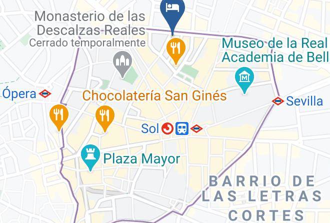 Madrid - Hyatt Centric Gran Via Madrid Maps