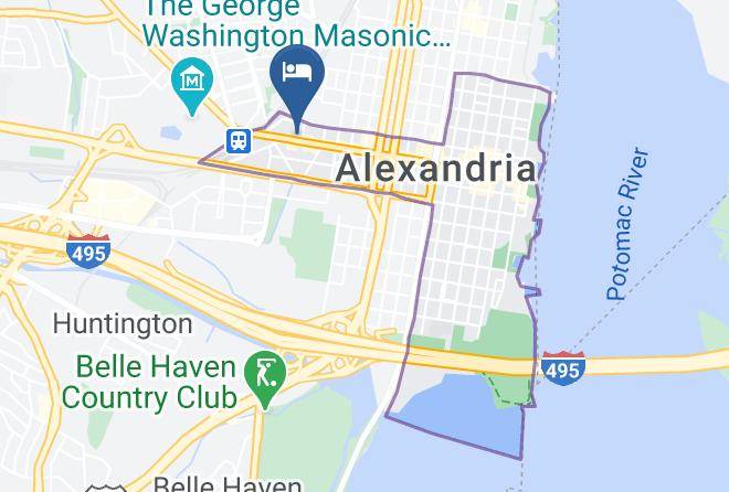 Alexandria City - Hyatt Centric Old Town Alexandria Maps
