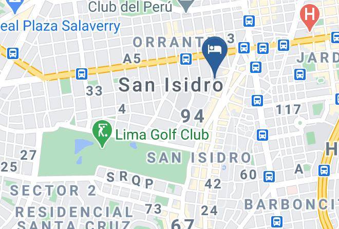 San Isidro - Hyatt Centric San Isidro Lima Maps