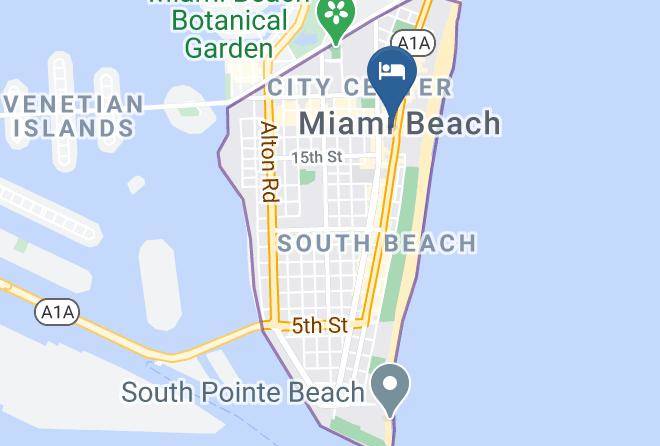 Hyatt Centric South Beach Miami Map