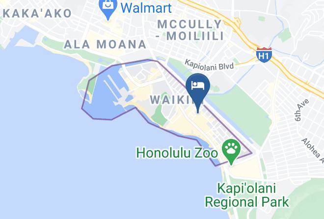 Honolulu - Hyatt Centric Waikiki Beach Maps