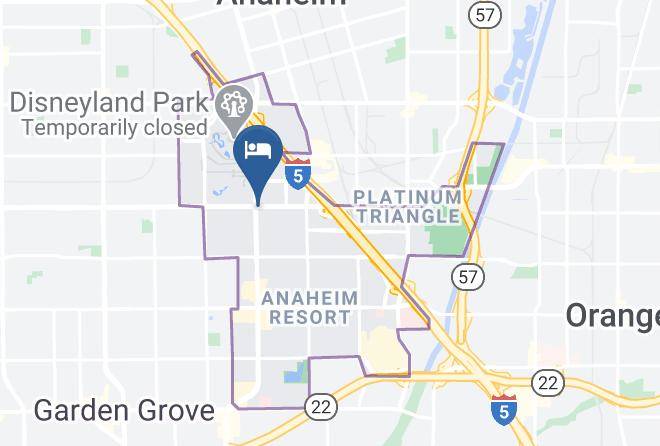 Orange - Hyatt House At Anaheim Resort Convention Center Maps
