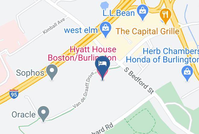 Middlesex - Hyatt House Boston Burlington Maps