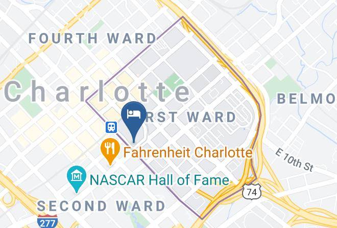 Mecklenburg - Hyatt House Charlotte Center City Maps