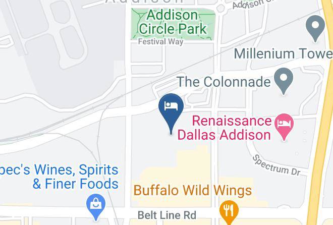 Dallas - Hyatt House Dallas Addison Maps